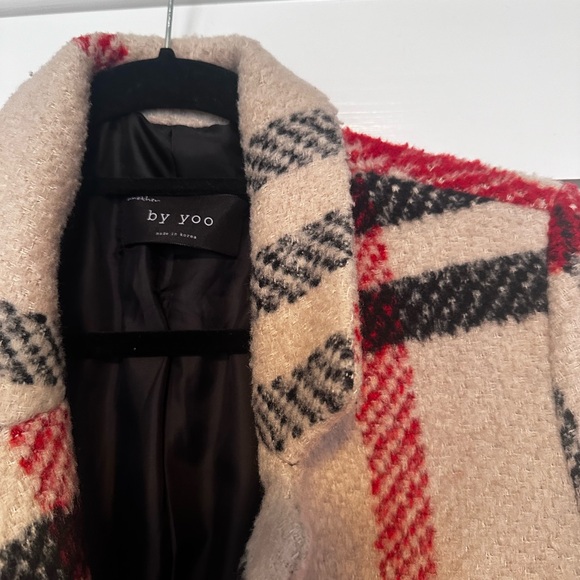 Plaid Peacoat - Picture 3 of 4